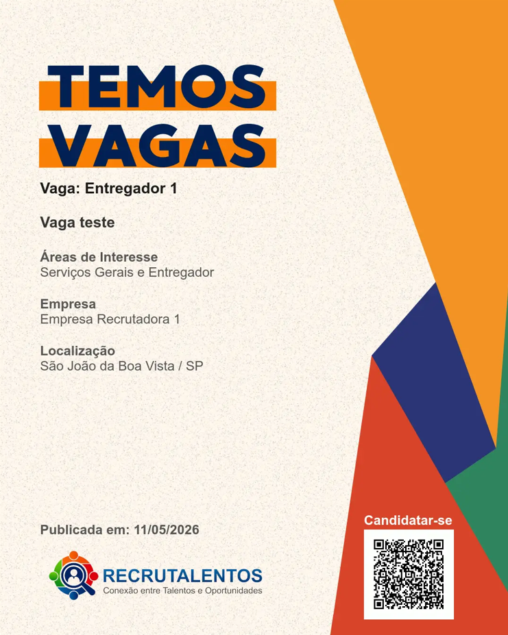 Listagem de vagas com botões de ação destacados